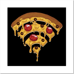 pizza wi-fi Posters and Art